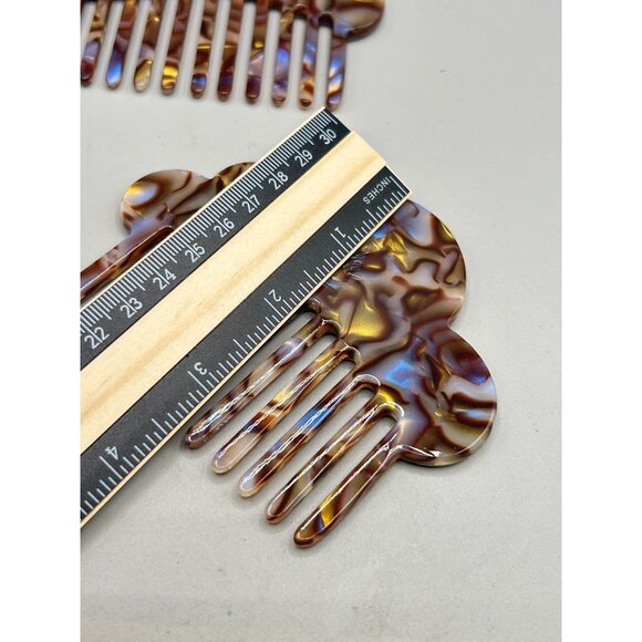 Mle Cloud Comb in Iridescent Labradorite Plastic Set of 2 Hair Accessory main image 2